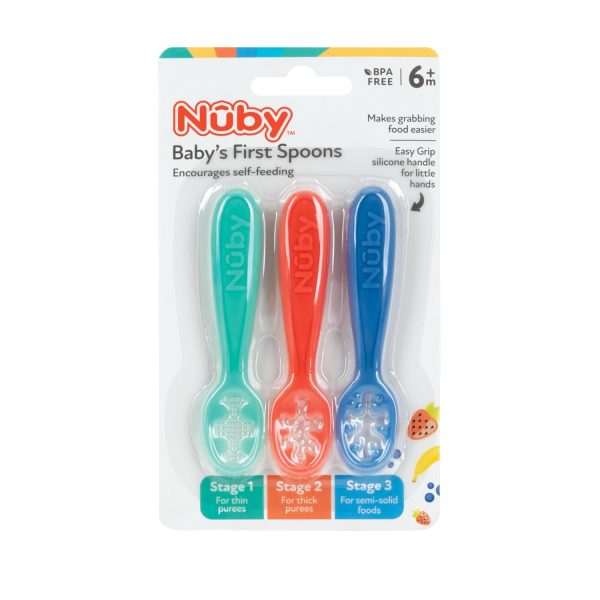 Nuby Baby First Spoons Multicolor 6+ Months-6