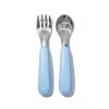OXO Tot Stainless Steel Fork and Spoon Set for Toddlers-6