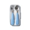 OXO Tot Stainless Steel Fork and Spoon Set for Toddlers-5