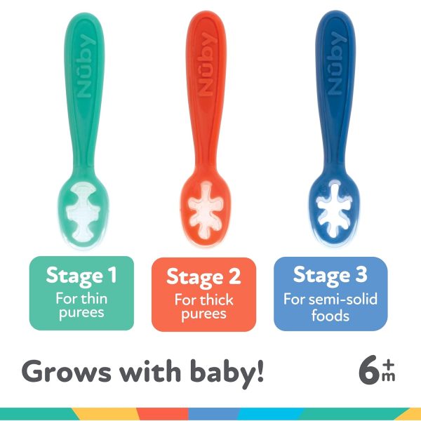 Nuby Baby First Spoons Multicolor 6+ Months-4