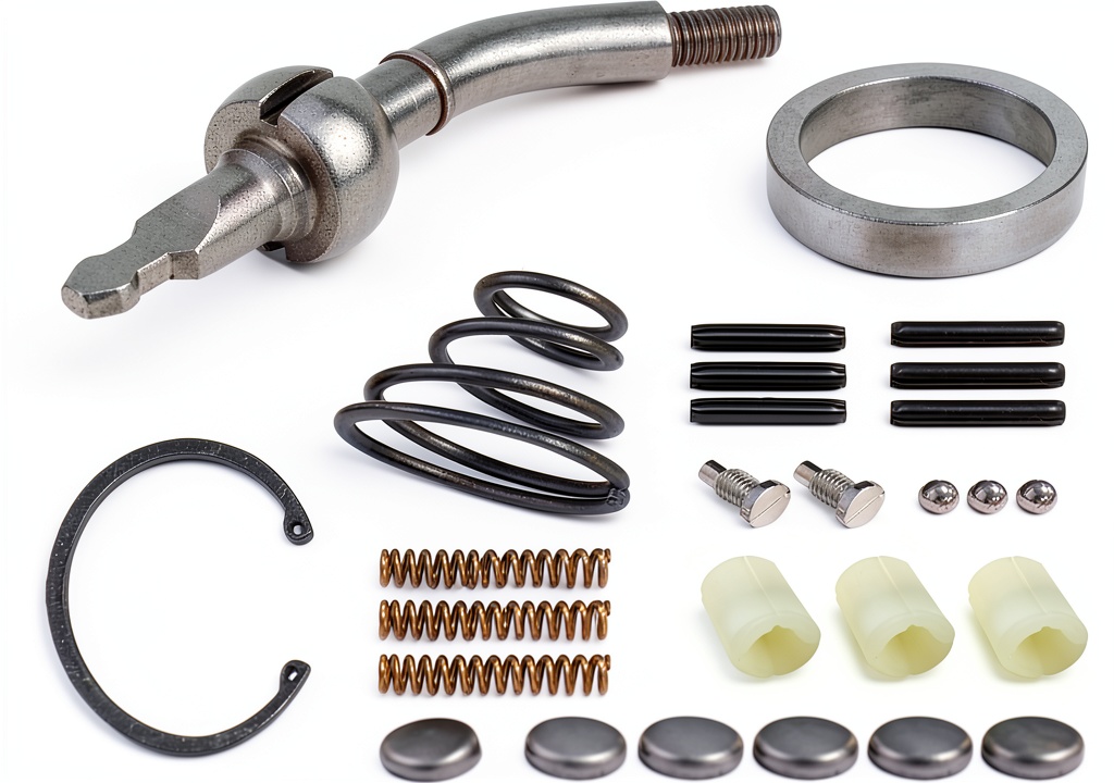 Installing Vroelos G360 Transmission Rebuild Kit for Dodge Cummins on a wooden workbench