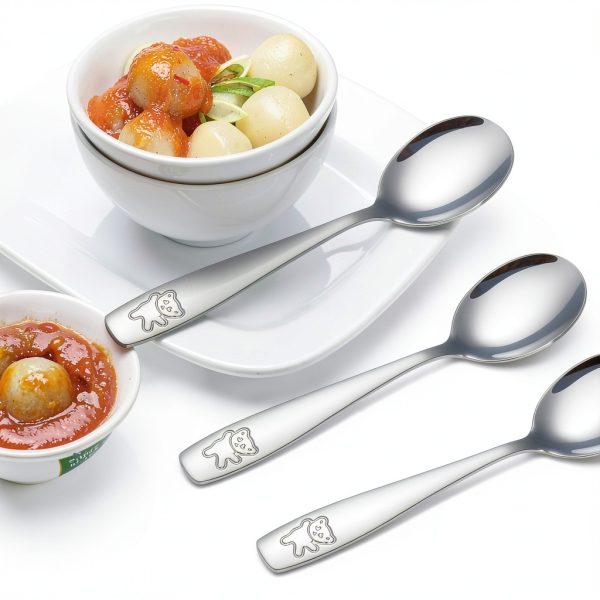 Kids Stainless Steel Silverware Set by Pimoys-2