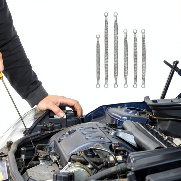 Engine Ground Strap TOYMIS Tin‑Plated Braided Kit-4