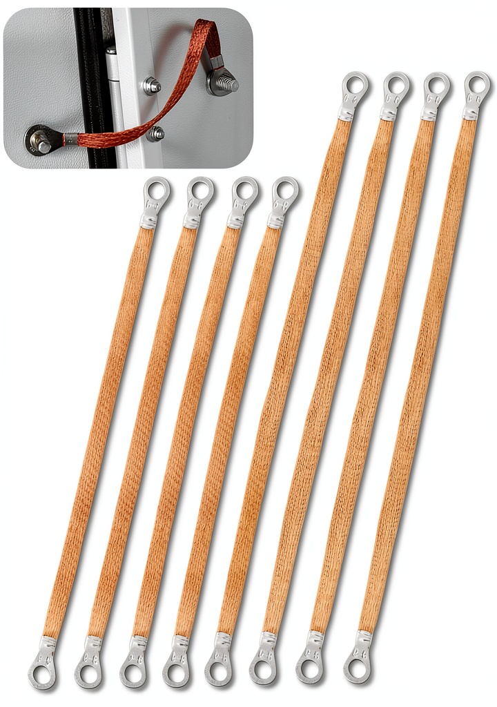 Installing Engine Ground Strap CALIDAKA Copper Braided Kit on a workshop bench