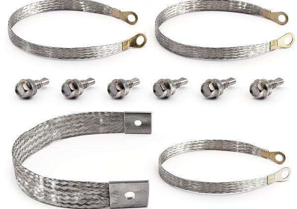 SONAKY Ignition Coil Ground Strap Heavy Silvery-0