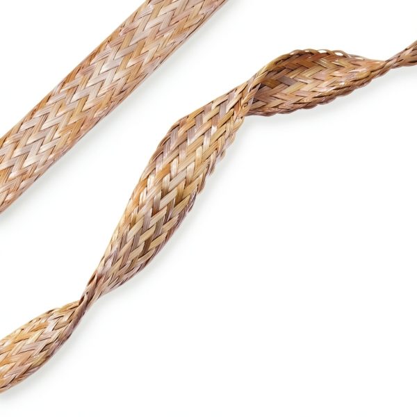 Laffoonparts Ground Strap 1/2in to 1/4in Ring Terminal Copper 3 Pack-1