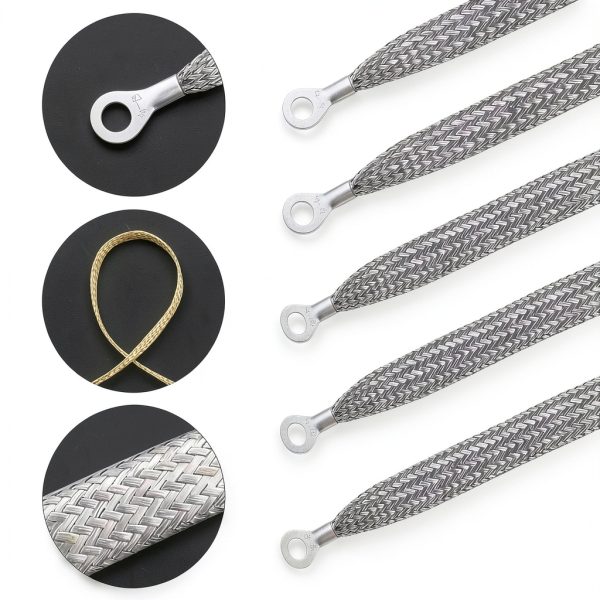 Automotive Ground Strap AIEX Polished Copper 62A-4