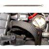 Laffoonparts Ground Strap 1/2in to 1/4in Ring Terminal Copper 3 Pack-3