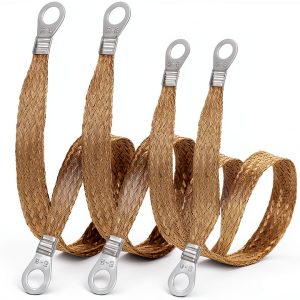 Classicseali Ground Strap Kit 4pcs Silver Braided Copper with Clip-0
