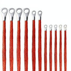 TAROTKIN Copper Ground Strap Set for Ignition Coil Orange 12pcs-0