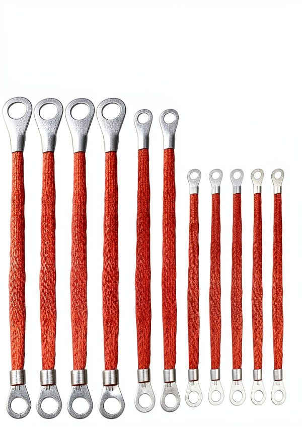 TAROTKIN Copper Ground Strap Set for Ignition Coil Orange 12pcs-0