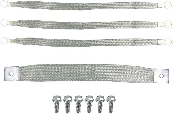 Body and Engine Ground Strap Kit Wajelara 40140 Universal Fit Durable-5