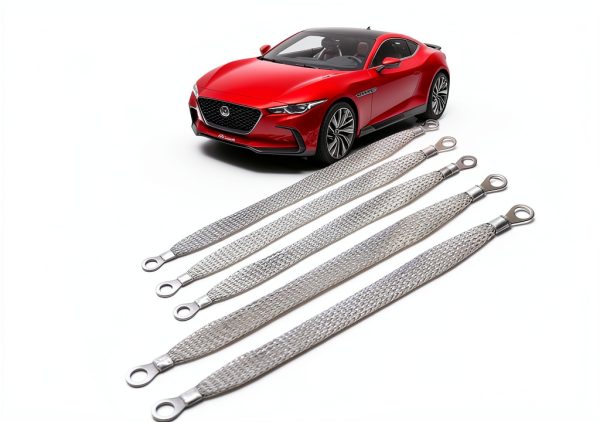 jokormo Car Grounding Strap Kit 5‑Piece Stainless Steel Silver-3