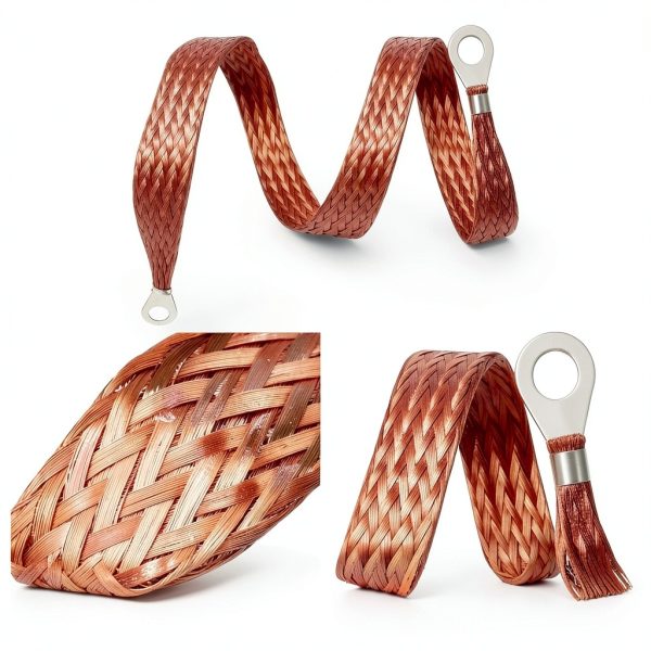 Ground Strap ECNHIVE Automotive Grounding Copper Braided 6-Piece Set-3