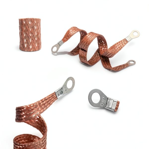 Copper Grounding Strap Classicseali 11.81 x 0.5 in Orange-2