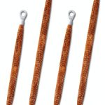 LUTER Automotive Ground Strap Kit Copper 10" x 1/2" & 13" x 1/2" (4-0