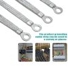 jokormo Car Grounding Strap Kit 5‑Piece Stainless Steel Silver-4