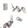 Classicseali Ground Strap Kit 4pcs Silver Braided Copper with Clip-2
