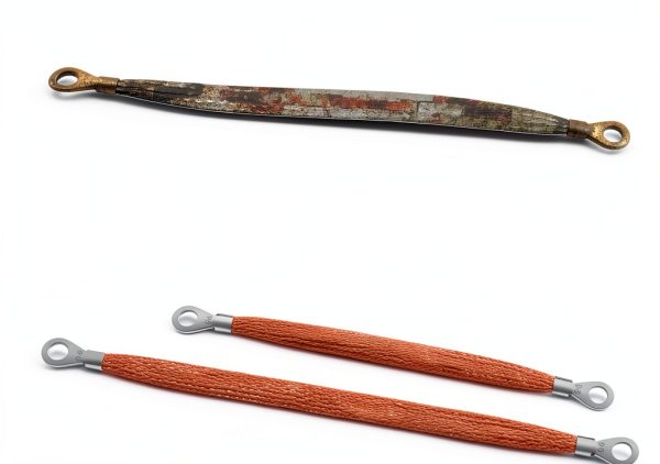 LUTER Automotive Ground Strap Kit Copper 10" x 1/2" & 13" x 1/2" (4-3