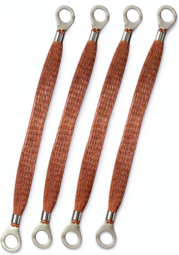 ZIMISI Automotive Ground Strap 12.2in Copper Braided 4PCS/6PCS Kit-0