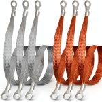 Engine Ground Strap 12in 6PC Tinned Copper Braided by Jeyoon-0