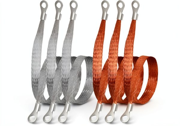 Engine Ground Strap 12in 6PC Tinned Copper Braided by Jeyoon-0