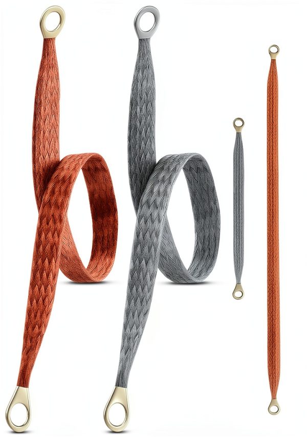 Ground Strap ECNHIVE Automotive Grounding Copper Braided 6-Piece Set-4