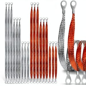IANFAN Ground Strap Kit 18 Universal Automotive Straps 10 15 20 Inch-0