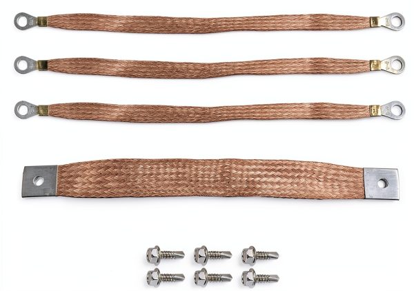 Body and Engine Ground Strap Kit Wajelara 40140 Universal Fit Durable-1