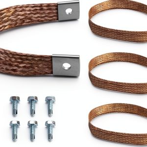 Engine Ground Strap Kit 4‑Piece Heavy Duty Set by Jetuplusllc-0