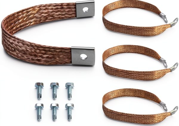 Engine Ground Strap Kit 4‑Piece Heavy Duty Set by Jetuplusllc-0
